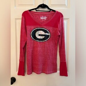 Georgia Bulldogs Long Sleeve Top - Size Large